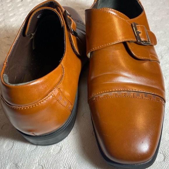 STACY ADAMS KIDS MACMILLIAN 
Cap Toe Monk Strap Dress Shoe - Picture 5 of 16